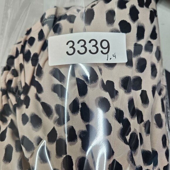 Torrid Cheetah print faux Wrap Midi Dress Size 1 Short Sleeve Lightweight Flowy - Picture 5 of 5